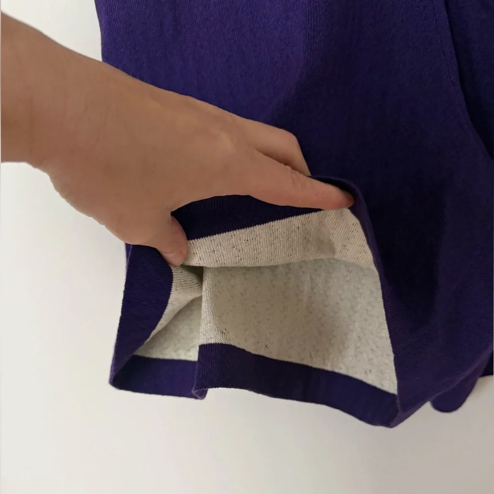NWT Y-3 Yohji Yamamoto Knit Logo Shorts in Purple